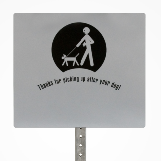 Modern Dog Sign