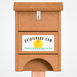 Nature Dog Dispenser and Sign